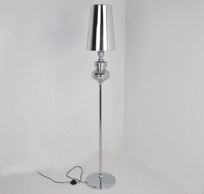 Fashionable Steel Floor Lamp, Silver Floor Lamps