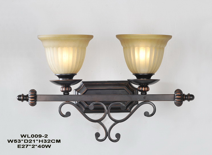 Best 2-Light Black with Copper Antique Wall Lamps